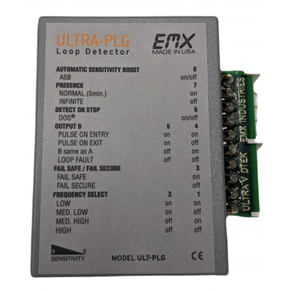 EMX ULTRA-PLG Plug-In Style Vehicle Loop Detector
